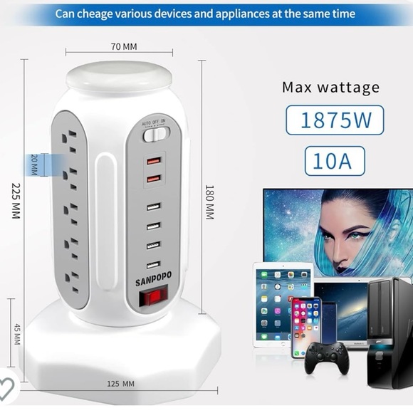 Power Strip TowerSurge Protector - Picture 11 of 11